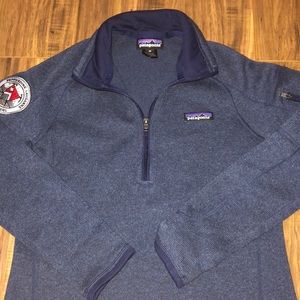 Patagonia navy quarter zip!